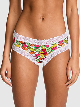PINK Wink™ Lace-Trim Cheeky Panty