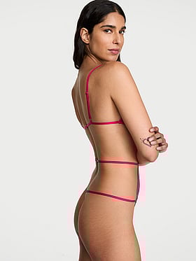 Dare to Dream Lace Strappy Triangle Teddy