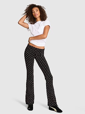 All-Day Cotton™ Foldover Flare Leggings