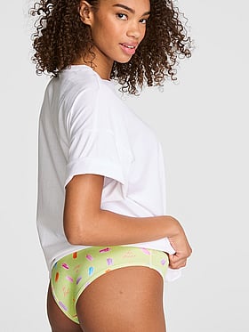 Cotton Side-Slit Tee & Panty Set