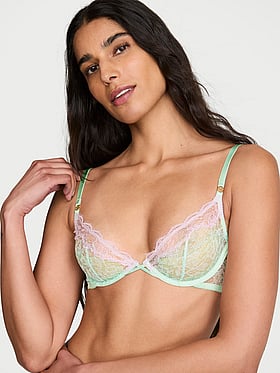 Tease Lace Unlined Demi Bra