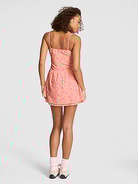 Flirty Fit Smocked Mini Dress