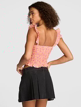 Flirty Fit Smocked Tank Top
