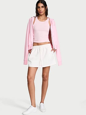 Off-Duty Terry Mini Skirt