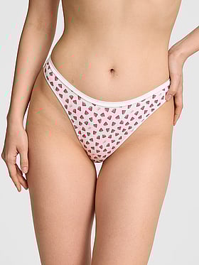 Seamless High-Leg Thong Panty