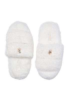 Luxe Plush Double Strap Slippers