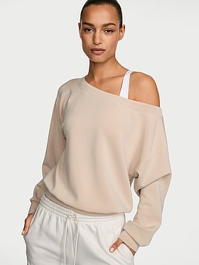 Featherweight Knit Off-the-Shoulder Top