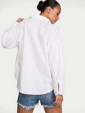 Heritage Cotton Button-Front Sleepshirt