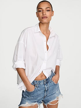Heritage Cotton Button-Front Sleepshirt