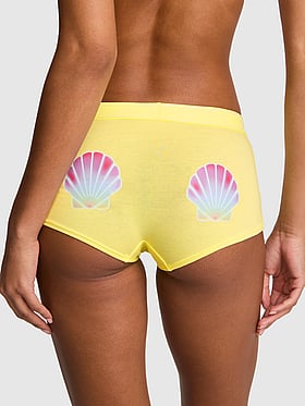 Logo Cotton Boyshort Panty