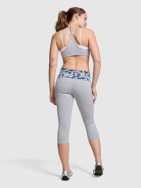 All-Day Cotton™ Foldover Capri Leggings