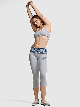 All-Day Cotton™ Foldover Capri Leggings