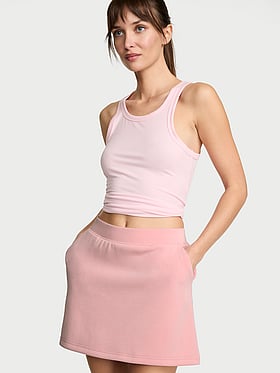 Featherweight Knit Mini Skirt