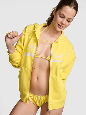 Berry Full Zip Hooded Sweatshirt
