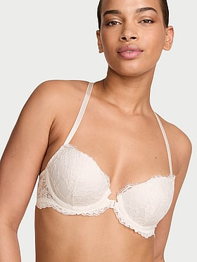 Lace Lightly Lined Racerback Demi Bra