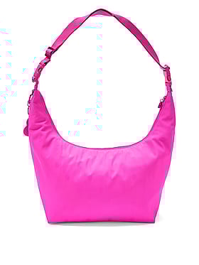 Satin Nylon Hobo Bag