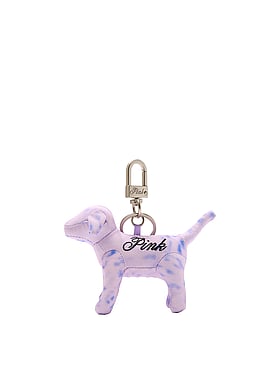 PINK Micro Dog™ Keychain Charm