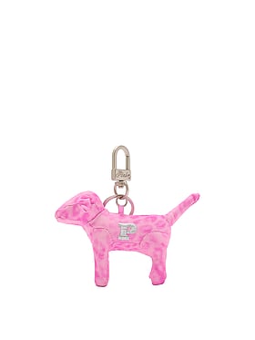 PINK Micro Dog™ Keychain Charm