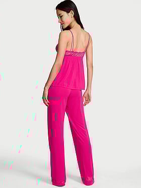 SoSoft™ Modal Lace-Trim Cami & Pants Set