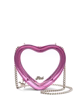 Clear Heart Shoulder Bag