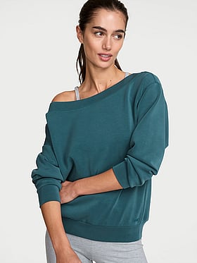 Featherweight Knit Off-the-Shoulder Top
