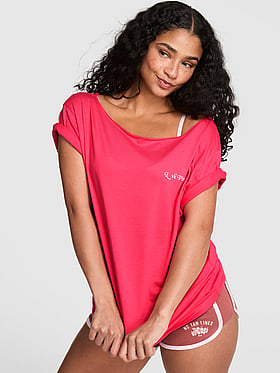 Campus Cotton™ Off-The-Shoulder Tee
