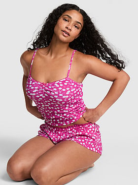 Pointelle Sweetheart Cami