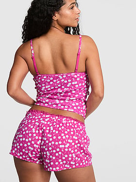 Pointelle Micro Pajama Shorts