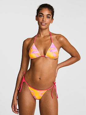 Reversible Side-Tie Cheeky Bikini Bottom