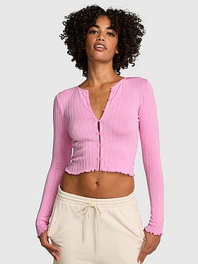 AnyWear Cropped Cardigan