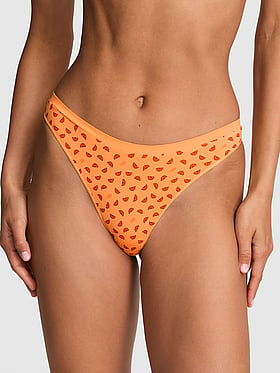 Seamless High-Leg Thong Panty