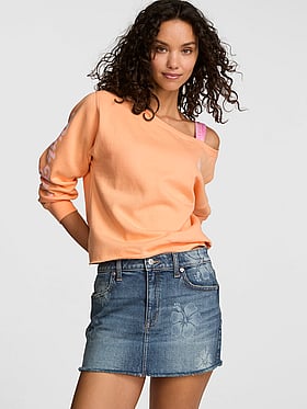 Denim by PINK Mini Jean Skirt