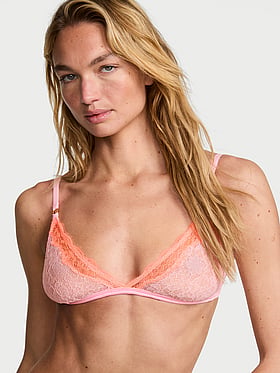 Tease Lace Triangle Bralette