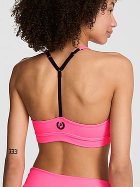 PINK Relay™ Ruched Plunge Sports Bra