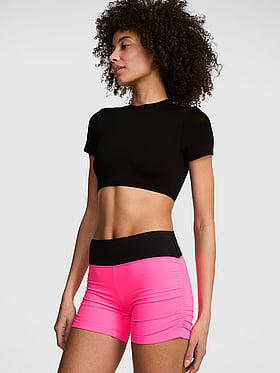 PINK Relay™ Ruched Bun Shorts