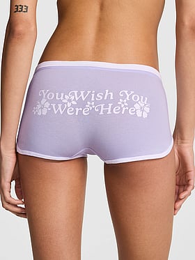 Cotton Dorm Boyshort Panty