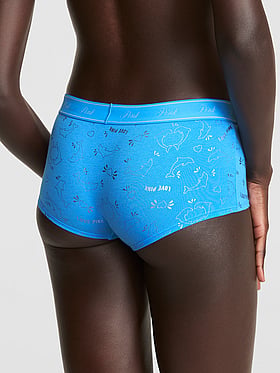 Logo Cotton Boyshort Panty
