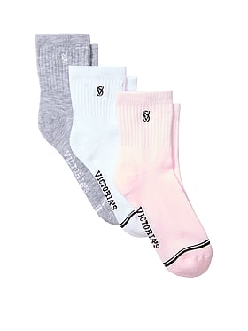 3-Pack Quarter Socks