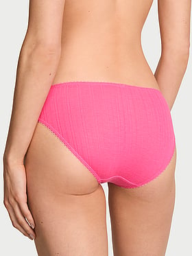 Stretch Pointelle Bikini Panty