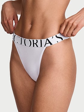 Exploded Logo Cotton 90s Brief Panty