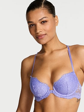 Lace Lightly Lined Racerback Demi Bra