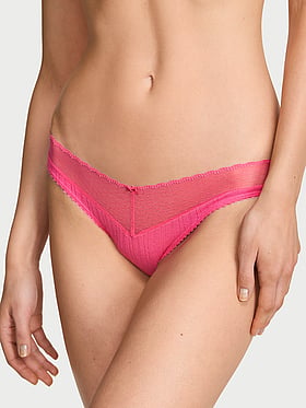 Stretch Pointelle Bikini Panty