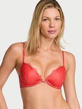 Rose Lace Push-Up Bra