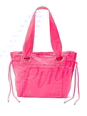 Canvas Flat-Bottom Tote Bag