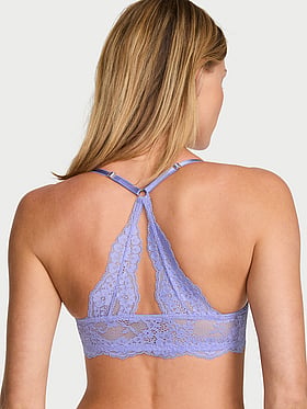 Wicked Unlined Lace Racerback Balconette Bra