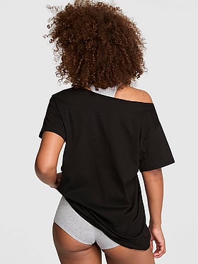 Campus Cotton™ Off-The-Shoulder Tee