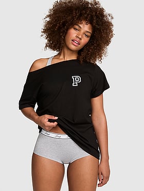 Campus Cotton™ Off-The-Shoulder Tee