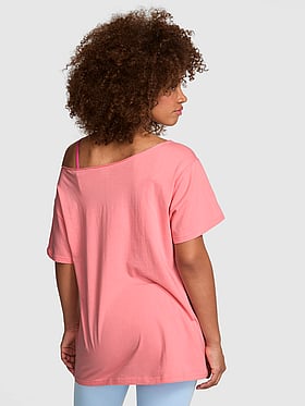 Campus Cotton™ Off-The-Shoulder Tee