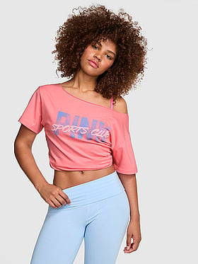 Campus Cotton™ Off-The-Shoulder Tee
