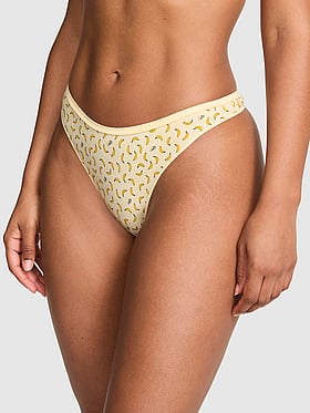 Seamless High-Leg Thong Panty
